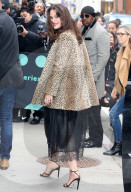 PEOPLE - Keira Knigthley im Leoparden-Mantel in NYC
