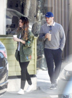 ***NO USE W/O PRIOR AGREEMENT - CALL FOR PRICING***
Chris Pratt and fiancee Katherine Schwarzenegger share a Kiss after visiting an Exclusive Residential Design Firm in West Hollywood!