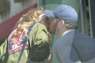 ***NO USE W/O PRIOR AGREEMENT - CALL FOR PRICING***
Chris Pratt and fiancee Katherine Schwarzenegger share a Kiss after visiting an Exclusive Residential Design Firm in West Hollywood!