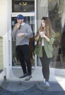 ***NO USE W/O PRIOR AGREEMENT - CALL FOR PRICING***
Chris Pratt and fiancee Katherine Schwarzenegger share a Kiss after visiting an Exclusive Residential Design Firm in West Hollywood!
