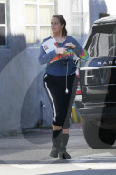 Elizabeth Berkley makes her way to a coffee shop in Beverly Hills!