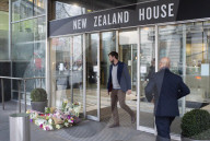 Floral tributes are left outside the High Commission of New Zealand in London in the wake of the terror attacks on two mosques 14th March 2019.

15th March 2019.