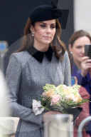 Queen Elizabeth II and Catherine Duchess of Cambridge visit King's College to Open Bush House, London, UK - 19 Mar 2019