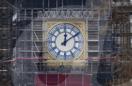 Big Ben Prussian blue paintwork revealed