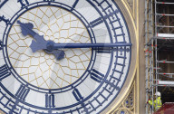 Big Ben Prussian blue paintwork revealed