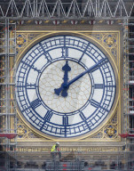 Big Ben Prussian blue paintwork revealed