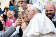 Popee Francis general audience, Vatican City, Vatican City State (Holy See) - 20 Mar 2019