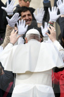 Popee Francis general audience, Vatican City, Vatican City State (Holy See) - 20 Mar 2019