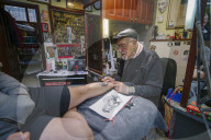 Doc Price is 85 and still working as a tattoo artist
