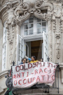 Students occupy Goldsmiths in protest at institutional racism. Campaigners say university failed to respond adequately to racist abuse of student elections candidate.