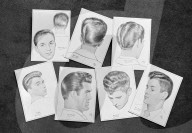 FEATURE - Männer wollen Dauerwellen: Beim Frisör in den 1950er Jahren
