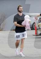 Patrick Schwarzenegger and his longtime girlfriend Abby Champion leave the gym after working up a sweat in West Hollywood!