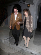Joan Collins Is Elegant In Animal Print For Date Night At Craig's