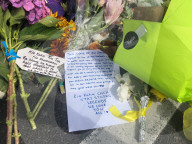 Christchurch attack - floral tributes to victims