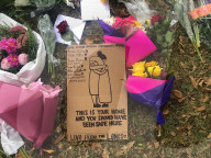 Christchurch attack - floral tributes to victims
