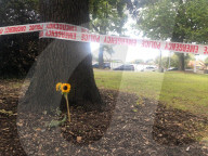 Christchurch attack - floral tributes to victims
