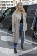 Ellie Goulding arriving at NRJ radio in Paris