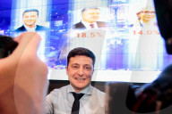 NEWS - Ukraine: Komiker Selenski führt klar bei Präsidentenwahl