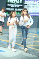 Alessandra Ambrosio takes her daughter Anja to a fun-filled party for kids at GlowZone!