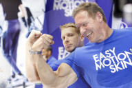 PEOPLE - Oliver Pocher und Ralf Moeller auf der FIBO 2019  in Köln