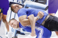PEOPLE - Oliver Pocher und Ralf Moeller auf der FIBO 2019  in Köln