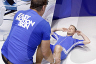 PEOPLE - Oliver Pocher und Ralf Moeller auf der FIBO 2019  in Köln