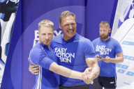 PEOPLE - Oliver Pocher und Ralf Moeller auf der FIBO 2019  in Köln