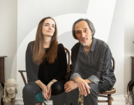 Soul mates Ö English language translator Flora Drew with Chinese author Ma Jian. 