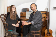 Soul mates Ö English language translator Flora Drew with Chinese author Ma Jian. 