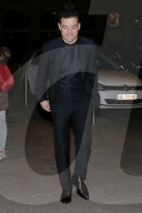 Rami Malek arriving at his hotel in Paris