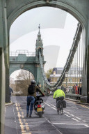 Hammersmith Bridge in London has been closed to motorists indefinitely after safety checks revealed critical faults. 