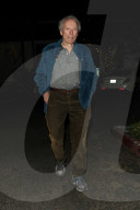 Clint Eastwood and Tom Dreesen make their way to Vibrato Jazz Club for a Drink after having Diner at Italian restaurant Fabrocini's in Bel-Air!