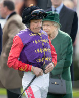 Queen Elizabeth at the Dubai Duty Free Spring Trials