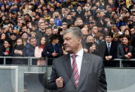 NEWS - Präsident Petro Poroschenko beim Wahlkampf in Kiew