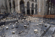 NEWS - Brand der Notre-Dame: Innenraum nach dem Brand