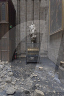 NEWS - Brand der Notre-Dame: Innenraum nach dem Brand
