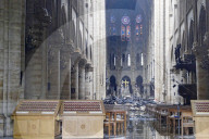 NEWS - Brand der Notre-Dame: Innenraum nach dem Brand