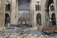 NEWS - Brand der Notre-Dame: Innenraum nach dem Brand