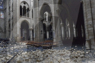 NEWS - Brand der Notre-Dame: Innenraum nach dem Brand