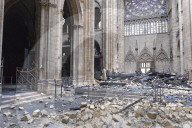 NEWS - Brand der Notre-Dame: Innenraum nach dem Brand