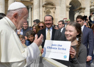 NEWS - Greta Thunberg in Rom und beim Papst