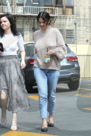 PREMIUM EXCLUSIVE Selena Gomez Wears Levi's As Hailey Bieber Is Named New Face Of Legacy Denim Brand