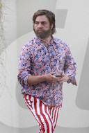 EXKLUSIV - Zach Galifianakis dreht neue Szenen für ‘Between Two Ferns’ 