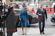 Duchess of Cambridge Attends Anzac Day Service