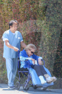 Kirk Douglasâ€™s wife of 64 years, Anne Buydens, is seen for the first time since she turned 100 earlier this week