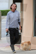 EXKLUSIV - Gavin Rossdale geht mit dem Hund Gassi