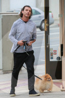 EXKLUSIV - Gavin Rossdale geht mit dem Hund Gassi