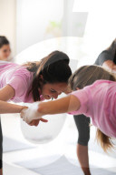 EXKLUSIV - Lilly Becker, Sarah Lombardi, und Cathy Hummels beim Yoga-Retreat in Krotaien