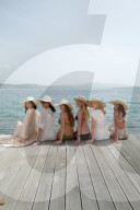 EXKLUSIV - Lilly Becker, Sarah Lombardi, und Cathy Hummels beim Yoga-Retreat in Krotaien