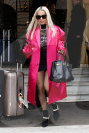 Rita Ora leaving her hotel in Paris